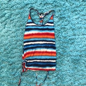 Multicolored Racer Back Tank